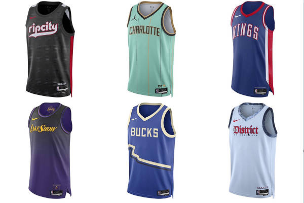 NBA城市版球衣疑泄露，2024-25賽季新款球衣設計大揭秘