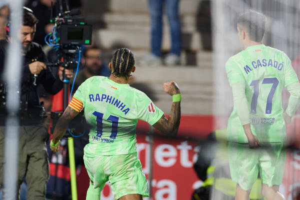 巴薩五球領(lǐng)先，馬洛卡重回勝利之路